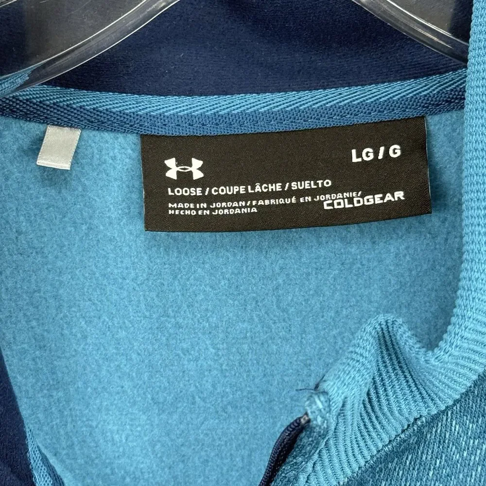 Under Armour Coldgear Quarter Zip Jumper Sweater College Steet Wear Men's Size L